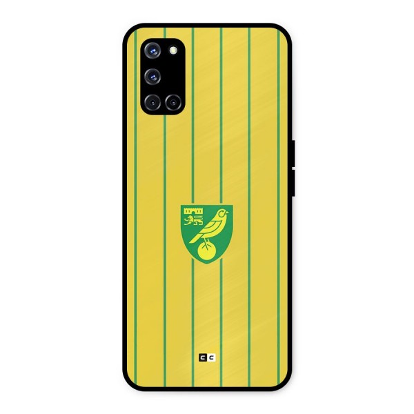 Norwich City Metal Back Case for Oppo A52