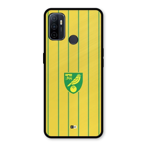 Norwich City Metal Back Case for Oppo A53