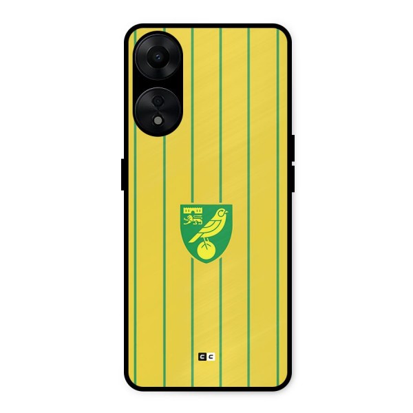 Norwich City Metal Back Case for Oppo A78 5G