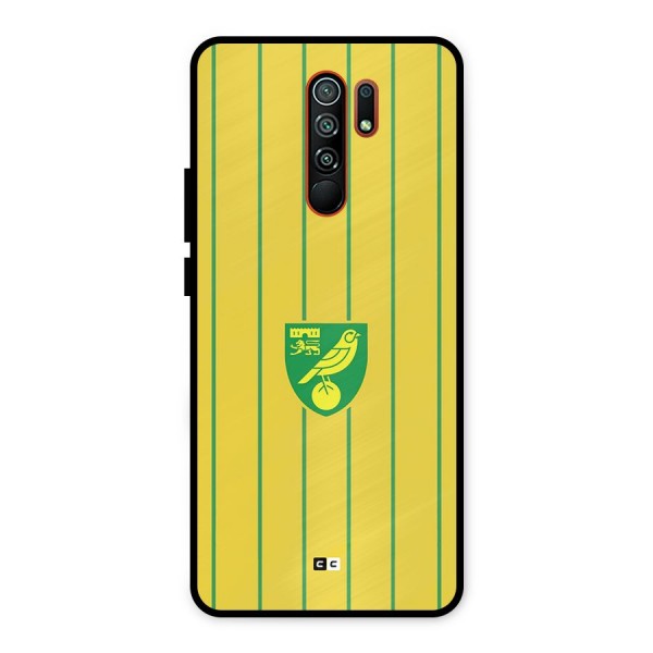 Norwich City Metal Back Case for Redmi 9 Prime