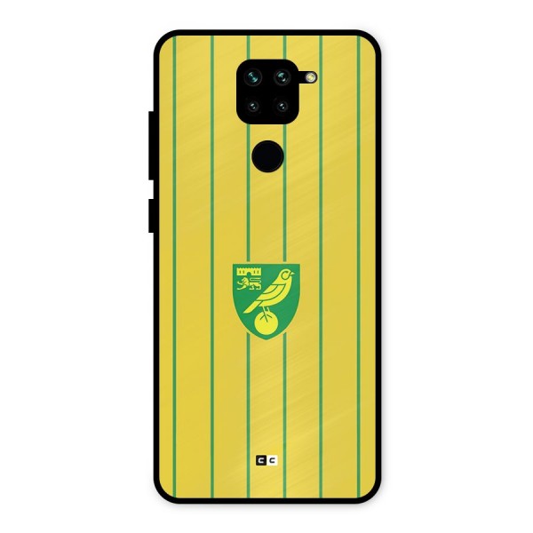 Norwich City Metal Back Case for Redmi Note 9