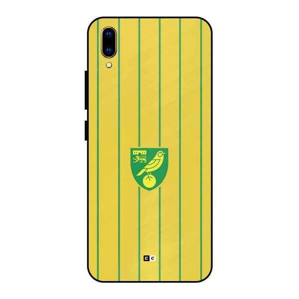 Norwich City Metal Back Case for Vivo V11 Pro