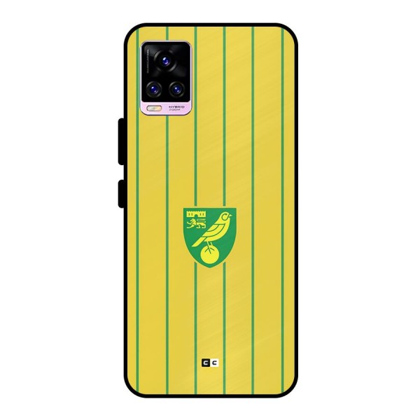 Norwich City Metal Back Case for Vivo V20 Pro