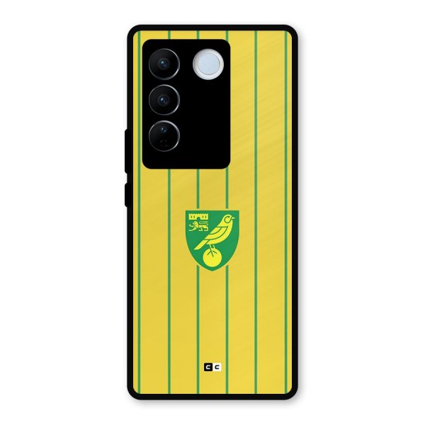 Norwich City Metal Back Case for Vivo V27 Pro