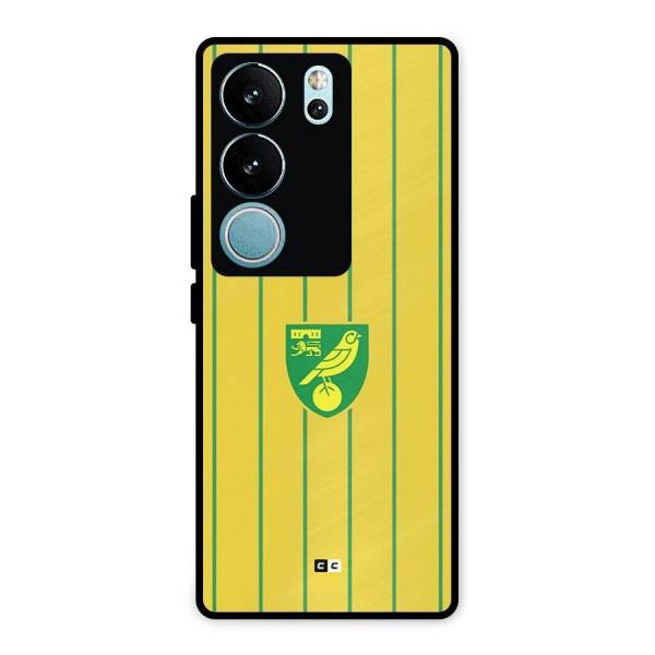 Norwich City Metal Back Case for Vivo V29 Pro