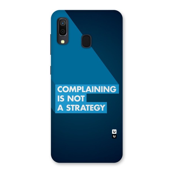 Not A Strategy Back Case for Galaxy A30