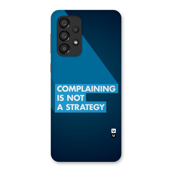 Not A Strategy Back Case for Galaxy A33 5G