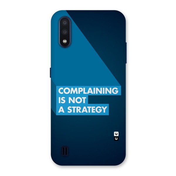 Not A Strategy Back Case for Galaxy M01