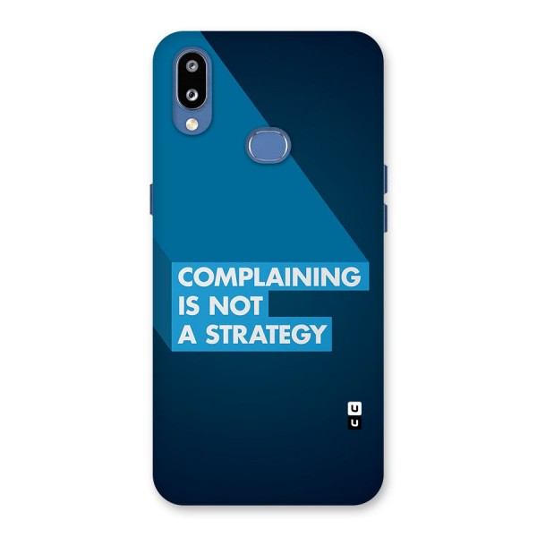 Not A Strategy Back Case for Galaxy M01s