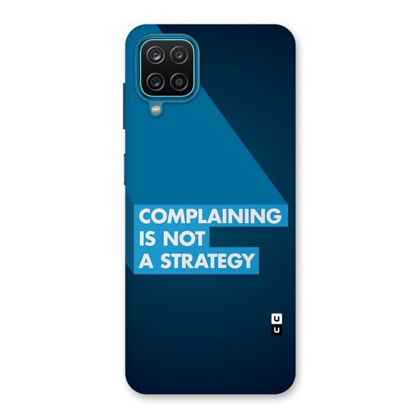 Not A Strategy Back Case for Galaxy M12