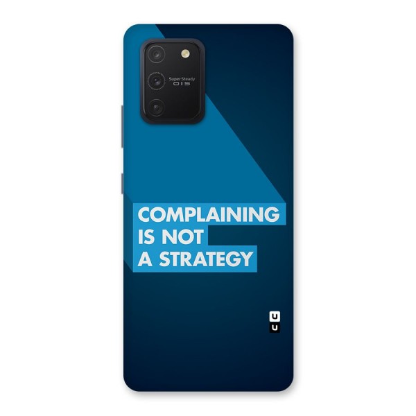 Not A Strategy Back Case for Galaxy S10 Lite