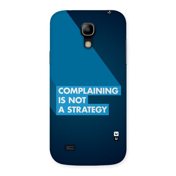 Not A Strategy Back Case for Galaxy S4 Mini