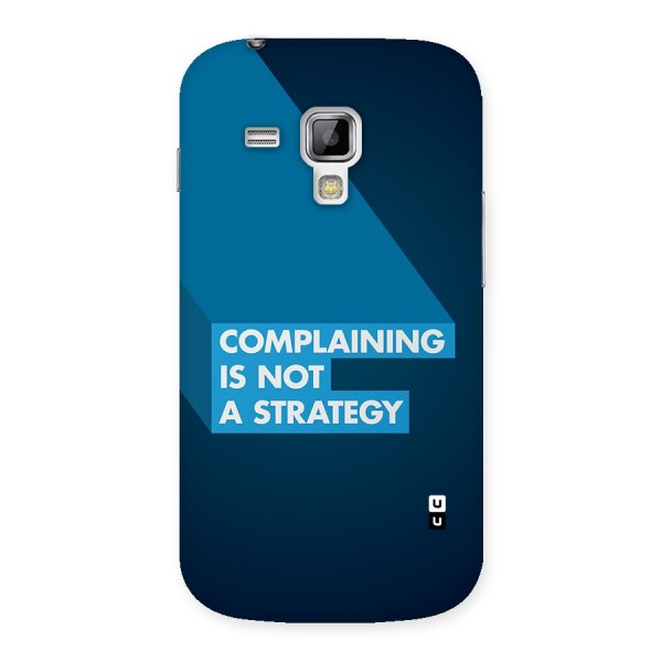 Not A Strategy Back Case for Galaxy S Duos