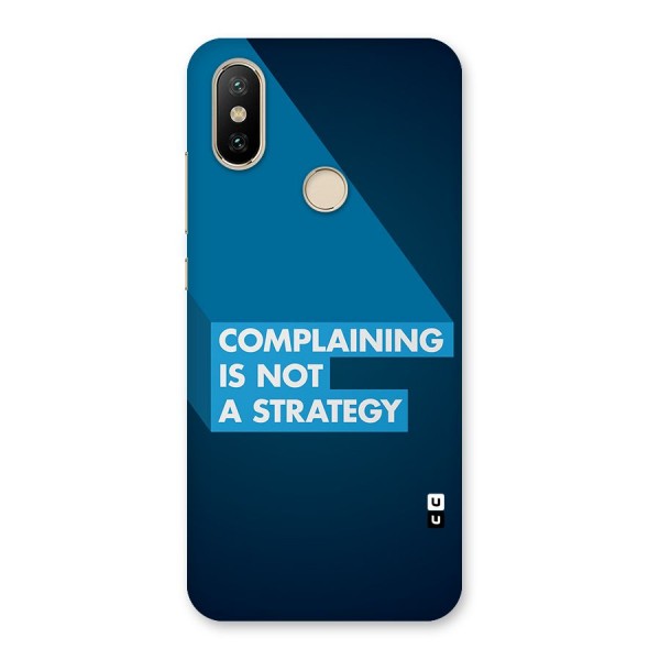 Not A Strategy Back Case for Mi A2