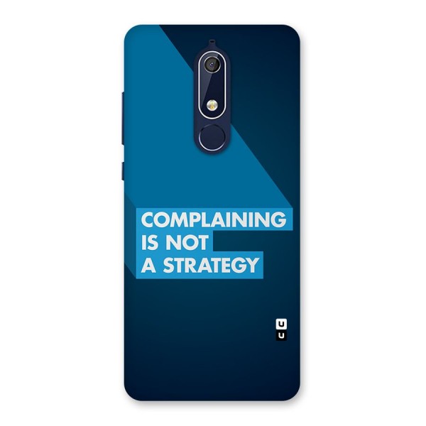 Not A Strategy Back Case for Nokia 5.1