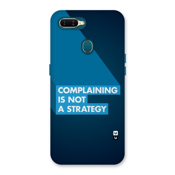 Not A Strategy Back Case for Oppo A12s