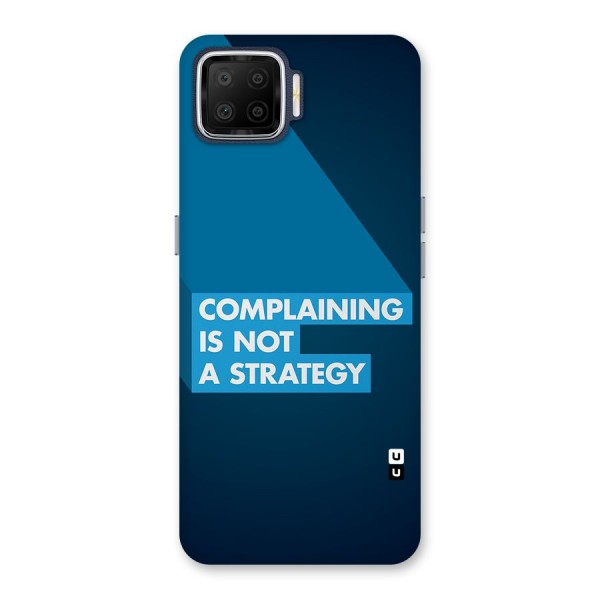 Not A Strategy Back Case for Oppo F17