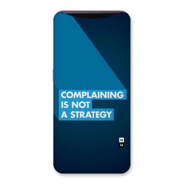 Not A Strategy Back Case for Oppo Find X