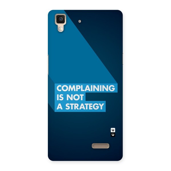 Not A Strategy Back Case for Oppo R7