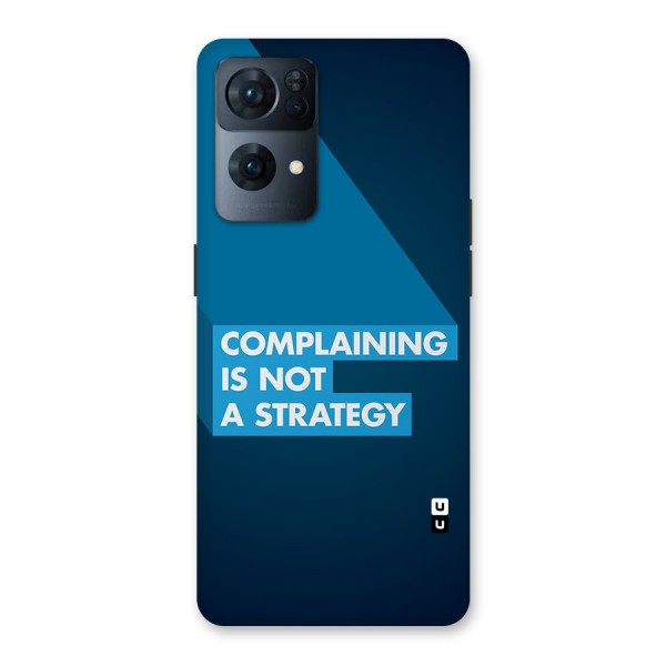 Not A Strategy Back Case for Oppo Reno7 Pro 5G