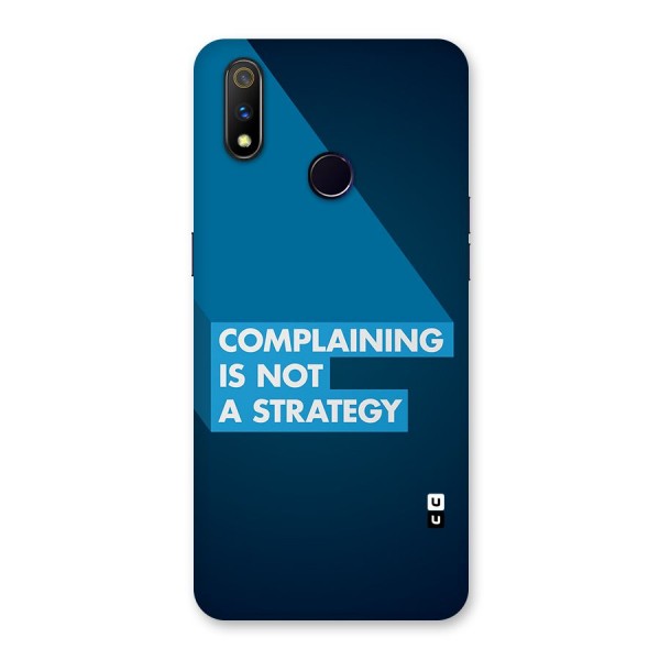 Not A Strategy Back Case for Realme 3 Pro