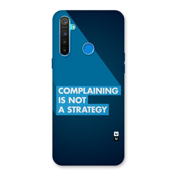 Not A Strategy Back Case for Realme 5s