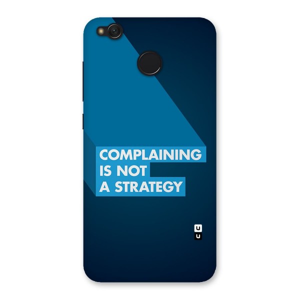 Not A Strategy Back Case for Redmi 4