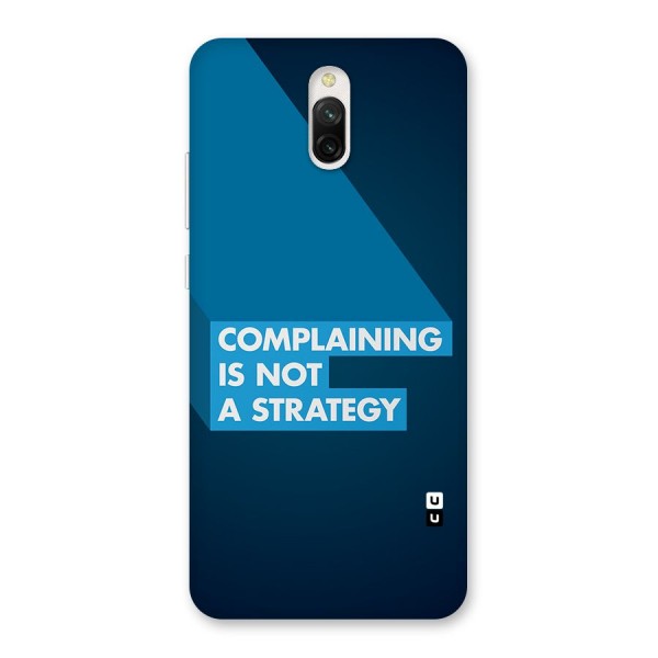 Not A Strategy Back Case for Redmi 8A Dual