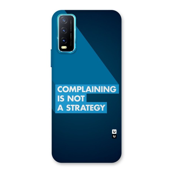 Not A Strategy Back Case for Vivo Y12s