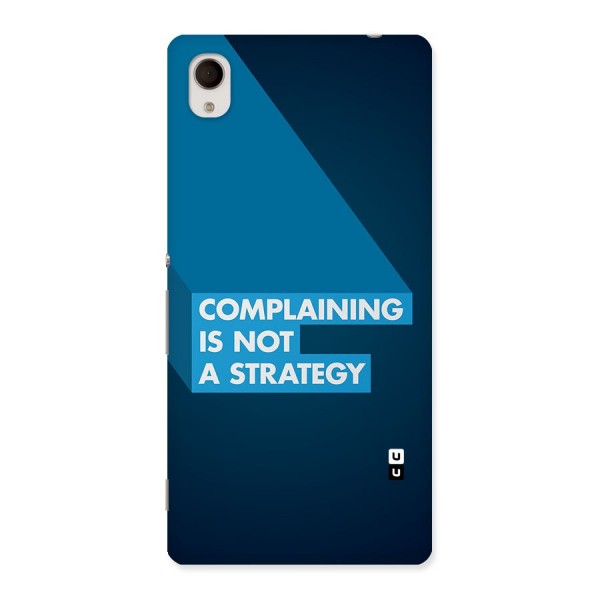 Not A Strategy Back Case for Xperia M4 Aqua