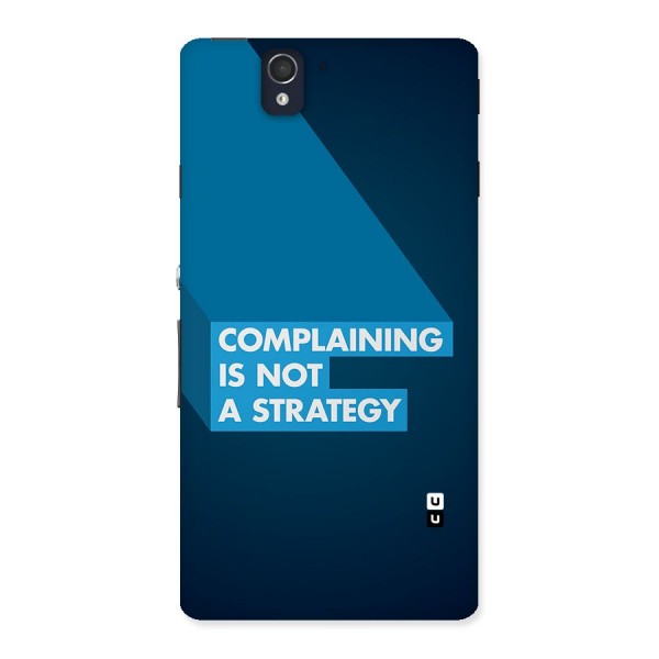 Not A Strategy Back Case for Xperia Z