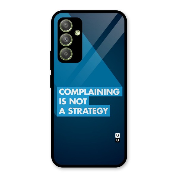 Not A Strategy Glass Back Case for Galaxy A54