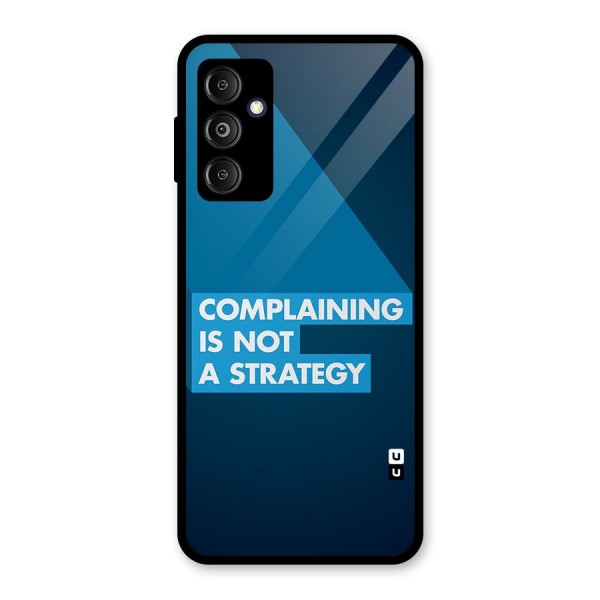 Not A Strategy Glass Back Case for Galaxy M14 5G