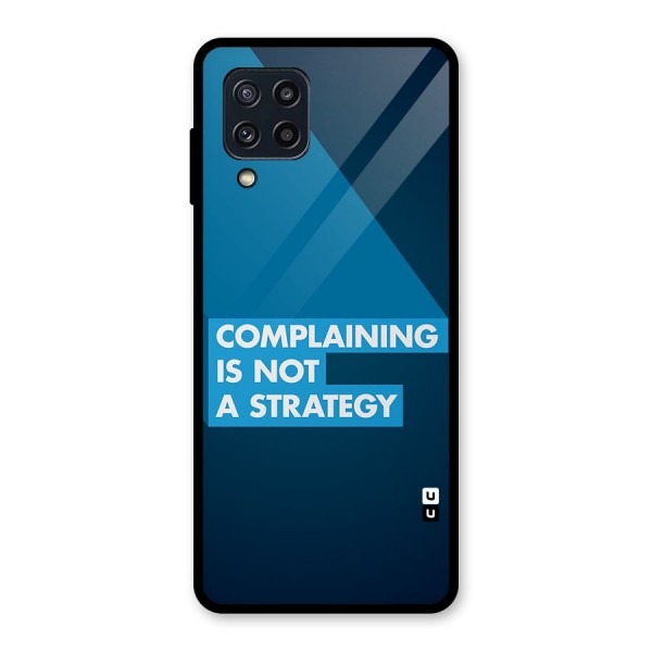 Not A Strategy Glass Back Case for Galaxy M32