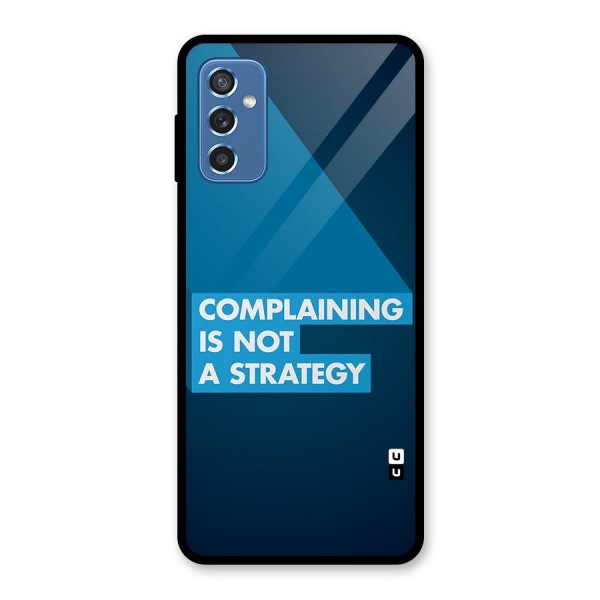 Not A Strategy Glass Back Case for Galaxy M52 5G