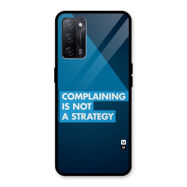 Not A Strategy Glass Back Case for Oppo A53s 5G