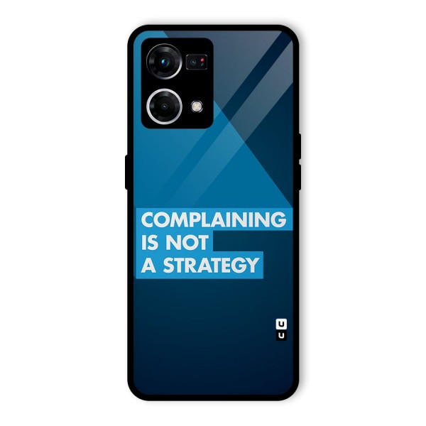 Not A Strategy Glass Back Case for Oppo F21 Pro 4G