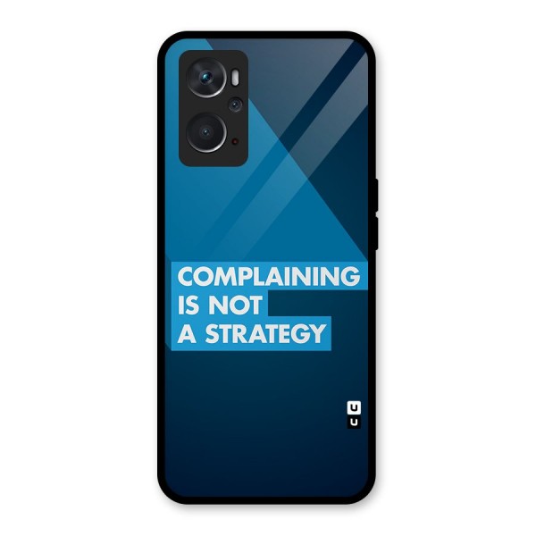 Not A Strategy Glass Back Case for Oppo K10 4G