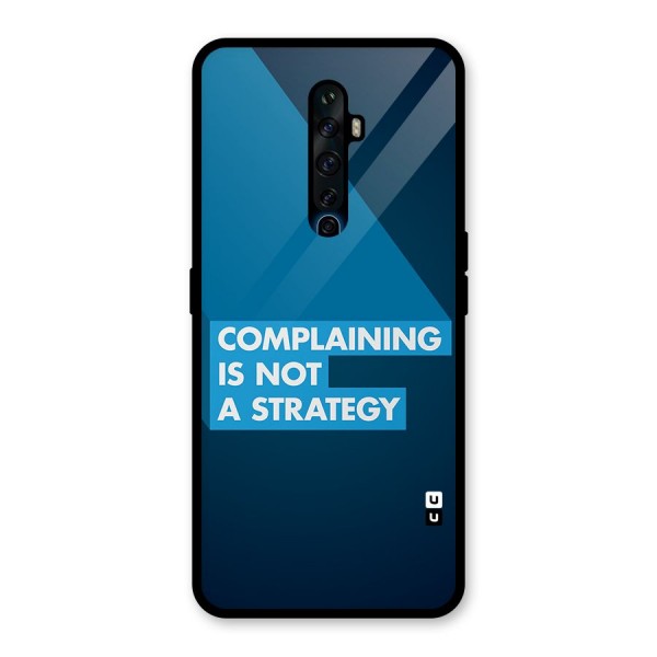 Not A Strategy Glass Back Case for Oppo Reno2 Z