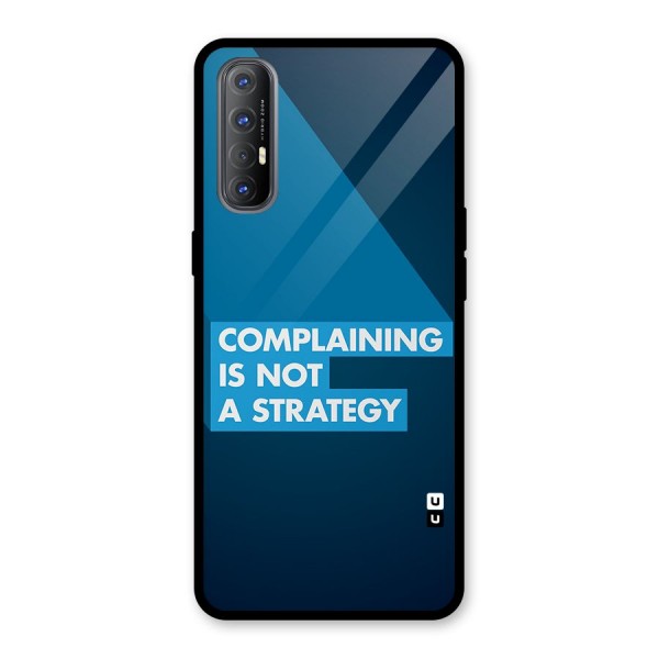 Not A Strategy Glass Back Case for Oppo Reno3 Pro