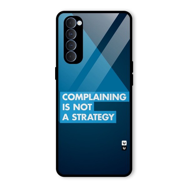 Not A Strategy Glass Back Case for Oppo Reno4 Pro