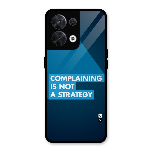 Not A Strategy Glass Back Case for Oppo Reno8 5G