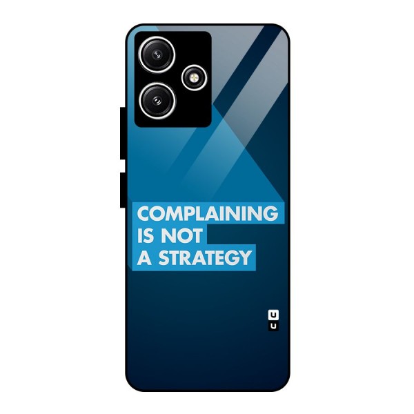 Not A Strategy Glass Back Case for Poco M6 Pro