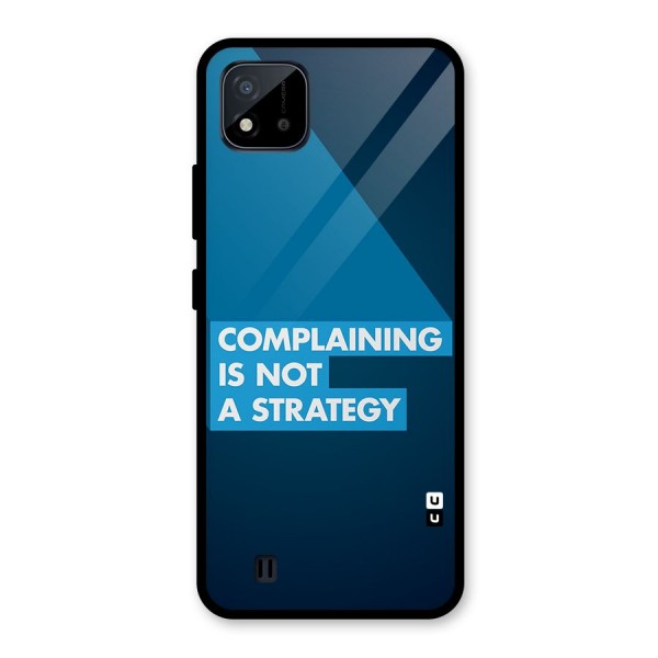 Not A Strategy Glass Back Case for Realme C11 2021