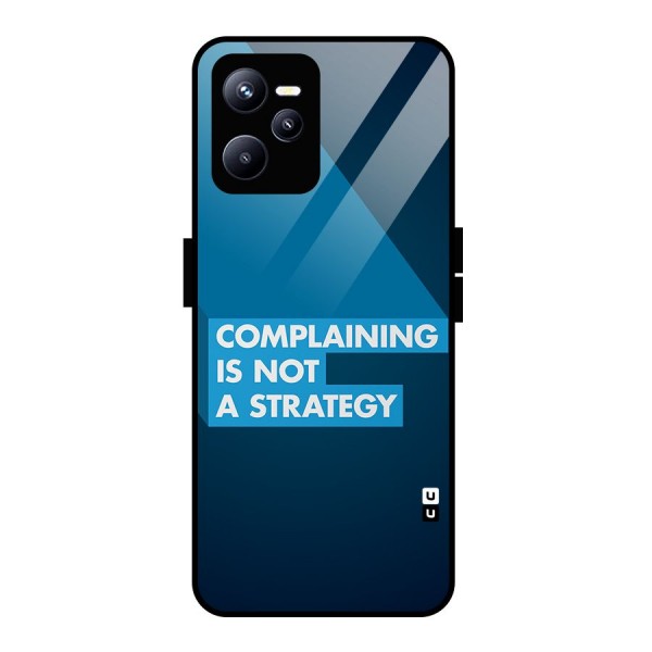 Not A Strategy Glass Back Case for Realme C35