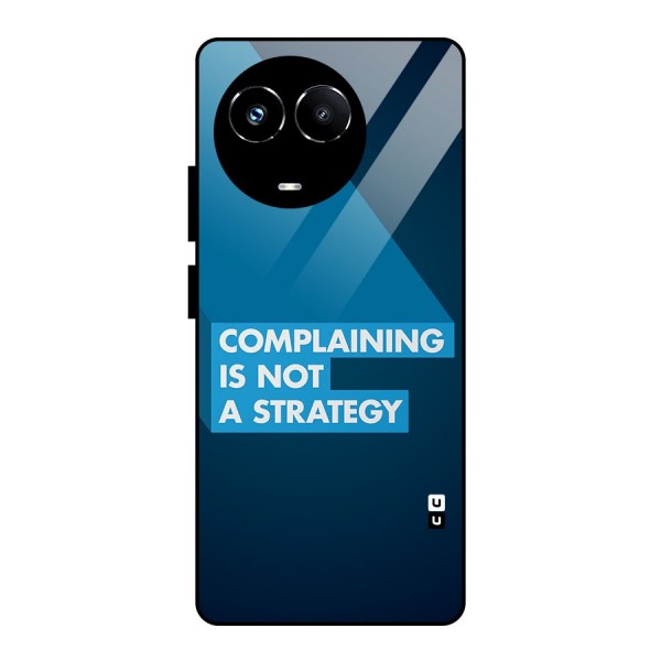 Not A Strategy Glass Back Case for Realme Narzo 60X