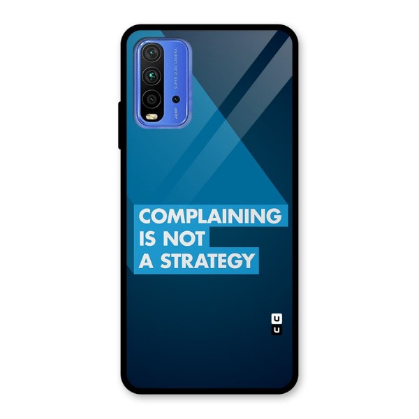 Not A Strategy Glass Back Case for Redmi 9 Power