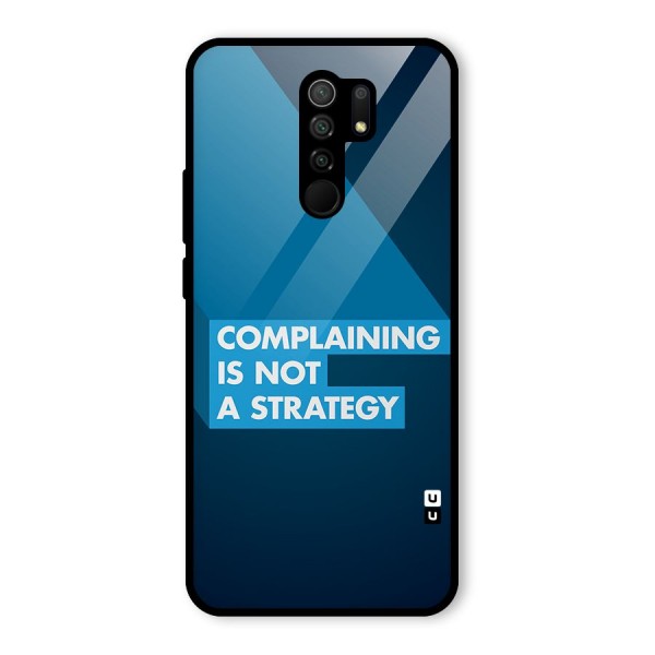 Not A Strategy Glass Back Case for Redmi 9 Prime