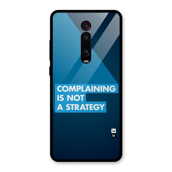 Not A Strategy Glass Back Case for Redmi K20