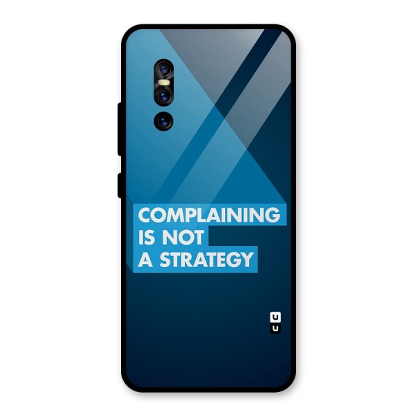 Not A Strategy Glass Back Case for Vivo V15 Pro